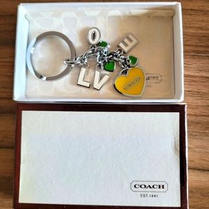 Coach LOVE Keychain